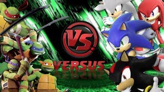 Sonic Vs TMNT stop motion