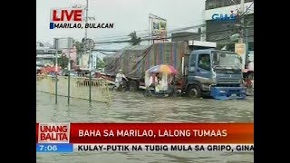 UB: Baha sa Marilao, lalong tumaas