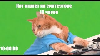 КОТ ИГРАЕТ НА СИНТЕЗАТОРЕ 10 ЧАСОВ(10 hours challenge)