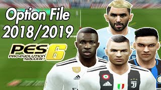 [PES6] - OPTION FILE 2018/2019 + KIT LIVERPOOL FC 2019