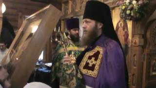 Поздравления Преосвященнейшего Владыки Саввы и его проповедь в день престольного праздника