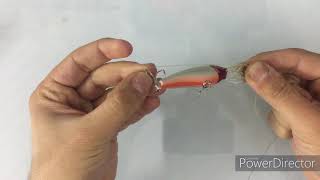 How to make a Palomar Knot on Jerk Bait | Urdu Instructions