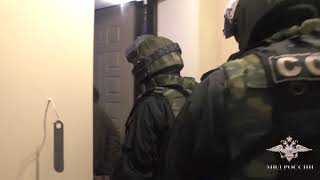 Задержание мужчины, стрелявшего в полицейских