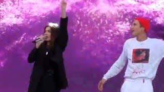 Елена  Темникова с дочкой, Ночь не отпускает, Концерт, Парк Сокольники, Москва, АТАС ТВ