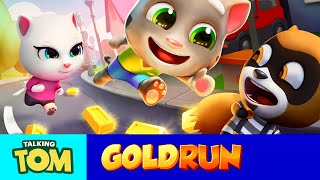 My Talking Tom Gold Run Game | Talking Tom & Friends | iPad iPhone Android Gameplay App For Kids HD