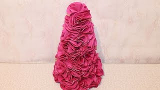 Красивая Новогодняя ЕЛКА ИЗ ФОМА Своими Руками/ Christmas Tree Diy