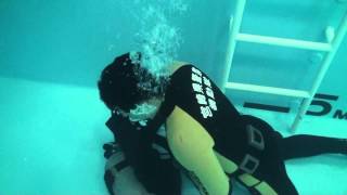 宮崎県警機動隊潜水訓練の動画　その３　SeaQueen宮崎