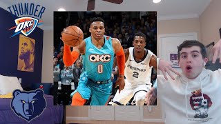 WESTBROOK COMES UP CLUTCH! THUNDER 3 SEED?? THUNDER GRIZZLIES REACTION