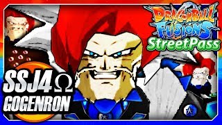 Dragon Ball Fusions 3DS English: SSJ4 Omega Gogenron (SSJ4 Streetpass Fusion) Fusion Gameplay