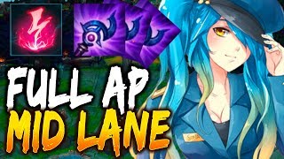 SONA FULL AP MID LANE! DIOSA DEL BURST! gameplay   lol   eldelabarrapan