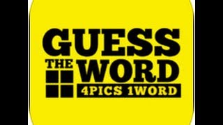Guess The Word - 4 Pics 1 Word Level 5 Answers