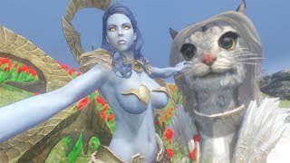 CUTEST KHAJIIT IN SKYRIM and Elven Sorcerer Armor - Skyrim Mod Review 131 - Series: Boobs and Lubes