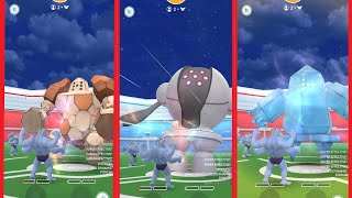 Colossal Discovery T4 Regirock, Registeel & Regice Duo with Machamp