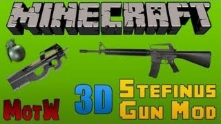 Обзор модов №1 Мод на оружие в Minecraft 1.5.2