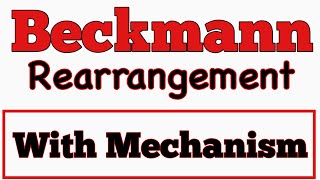 Beckmann Rearrangment with Mechanism || Very Easy Method
