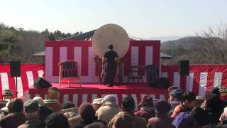 吉野臥龍梅太鼓　吉野梅祭り　 2012年2月12日