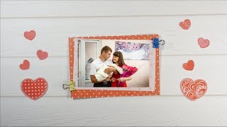 Выписка из роддома.Заставка для девочки