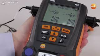 Testo 549 / 550 / 557. Мобильное приложение. Установка соединения