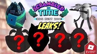 [EVENT] EGG HUNT 2019 LEAKS AND REVEALED EGGS (Roblox) | Scrambled In Time, What We Know
