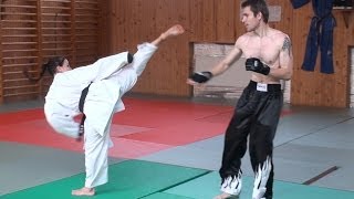 KARATE GIRL VS STREETFIGHTER (real fight)