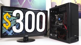 $300 CONSOLE KILLER Gaming PC Challenge! - VOLT PT.1 - Build & Benchmarks