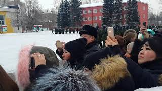 20.01.2018 Петергоф. Учебный батальон младших специалистов ВА МТО. День принятия присяги.