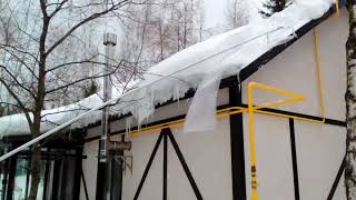 Приспособление для чистки снега с крыши