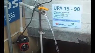 ? Визуализация напора насоса  UPA 15-90 (Grundfos)?