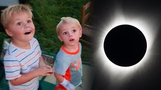 KIDS ADORABLE REACTION TO TOTAL SOLAR ECLIPSE 2017! ? ?