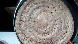 Homemade ragi dosa powder mix and ragi dosa recipe / Instant ragi dosa recipe