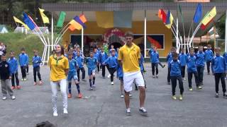 Детский лагерный танец "La bota"/Орленок-2014