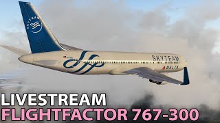 [Livestream] FlightFactor 767-300 ER on VATSIM | 2016-07-08