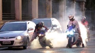 Yamaha R1 Fail! Burnout Goes Wrong - Bikers Special