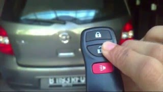 how to make silent or unsilent alarm nissan livina