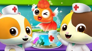 Doctor Mimi Saves Goldfish | Doctor Cartoon, Jobs Song | Nursery Rhymes | Kids Songs | BabyBus
