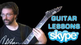 Skype guitar lessons with Rob Chappers - Beginners to advanced