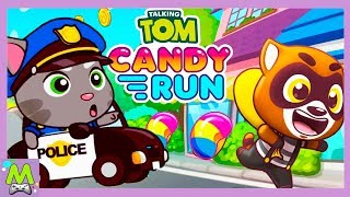 Том Гонки за Конфетами/Talking Tom Candy Run.Том Полицейский Ловит Воришку.Новая Игра про Тома
