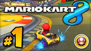 Mario Kart 8 GAMEPLAY - Part #1 w/ Ali-A! - Mushroom Cup 150cc (MK8 Wii U)