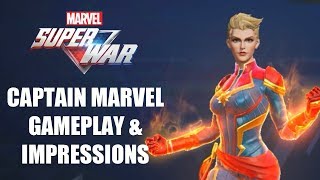 Marvel Super War - Captain Marvel First Impressions & Gameplay