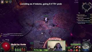 Path of Exile | 2.6.0 Low Life Righteous Fire Leveling Progress ( Rf Totems ) Cruel A2