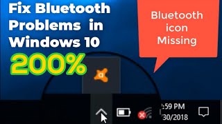 How To Fix Bluetooth Icon Missing Issue, My Laptop Won't Connect to Bluetooth Devices