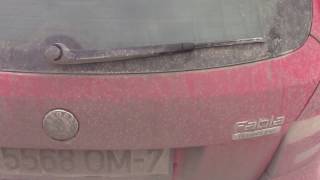 снять задний дворник fabia