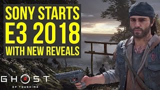 Sony E3 2018 Begins With NEW REVEALS EVERYDAY & New Ghost of Tsushima Shots (E3 2018 Sony)