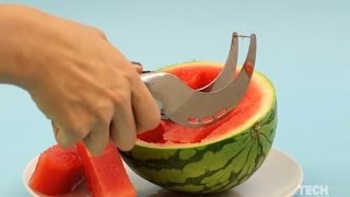 НОЖ ДЛЯ АРБУЗА С ДВУМЯ ЛЕЗВИЯМИ (Watermelon knife ANGURELLO )