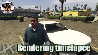 GTA V рендер таймлапс - отрисовка кадра игры