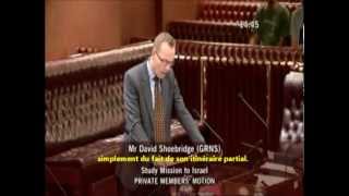 Israël-Palestine... David Shoebridge remet les pendules à l'heure