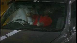 Side Pole Crash Test of Toyota Prado