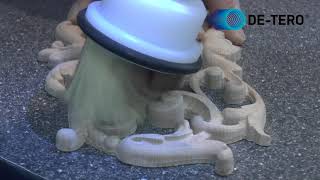 Шлифование 3D фрезеровки торцевой втулкой DE-TERO® FIX T 60R