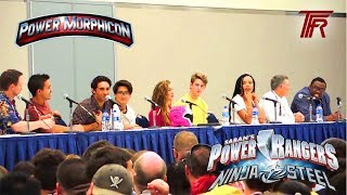 Power Rangers Super Ninja Steel and Beast Morpher Reveal Panel at Power Morphicon 2018
