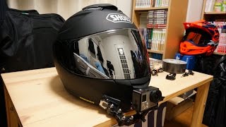 SHOEI GT-Airを使ったGoProあごマウント解説 / モトブログのやり方